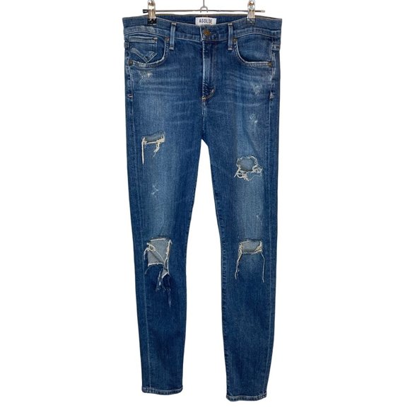 Agolde Sophie Distressed Jeans, 28 - Picture 3 of 14